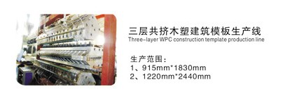 PE\PP多層復(fù)合塑料建筑模板生產(chǎn)線(xiàn)